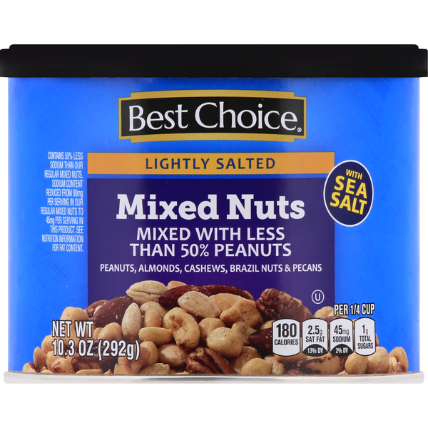 Nuts, Seeds & Dried Fruit Best Choice Mixed Nuts, Lightly Salted hero