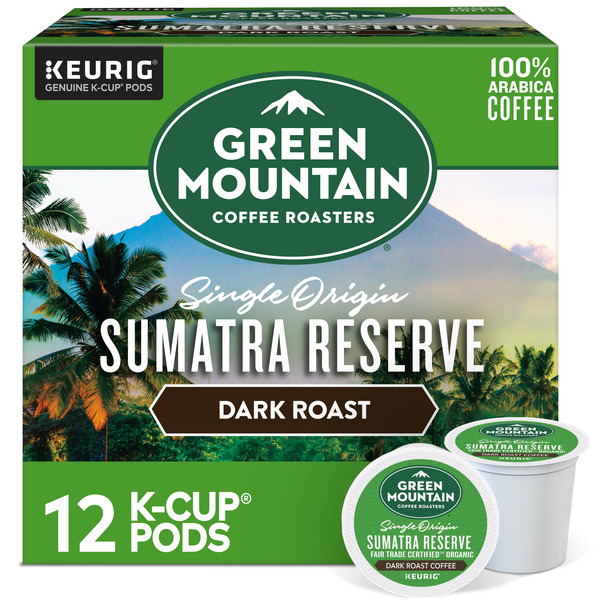 Coffee Green Mountain Coffee Roasters Sumatra Reserve K-Cup Pods hero