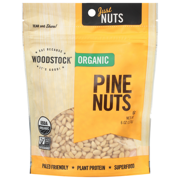 Nuts, Seeds & Dried Fruit WOODSTOCK Organic Pine Nuts hero