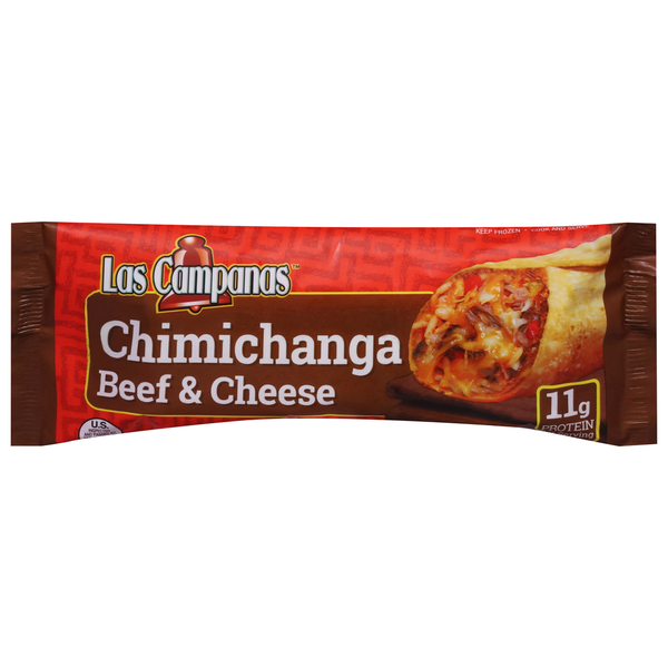 Prepared Meals Las Campanas Chimichanga, Beef & Cheese hero