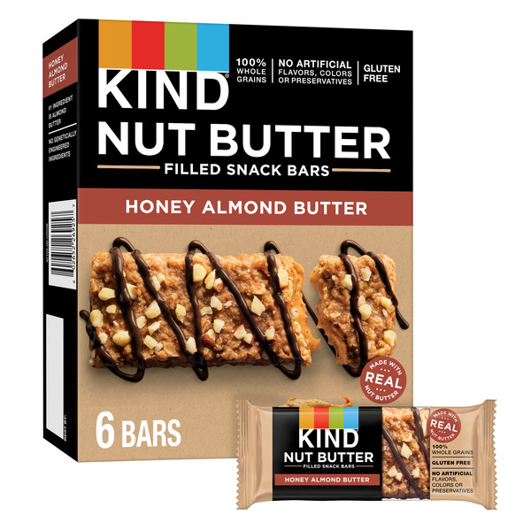 Energy & Granola Bars KIND Honey Almond Butter hero