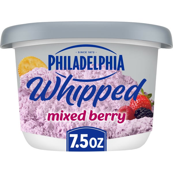 Other Creams & Cheeses Philadelphia Mixed Berry Whipped Cream Cheese Spread hero