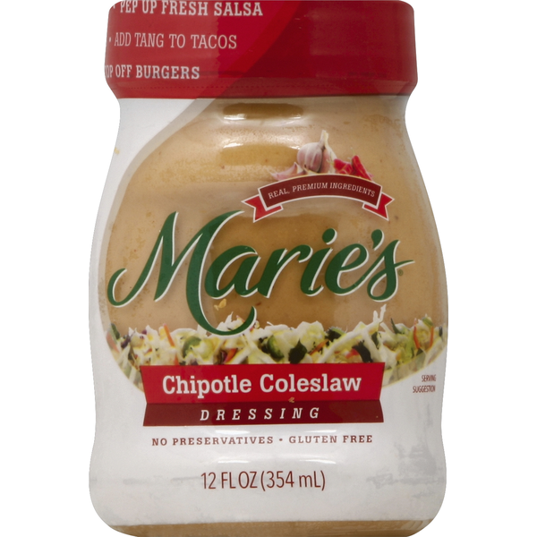 Salad Dressing & Toppings Marie's Dressing, Chipotle Coleslaw hero