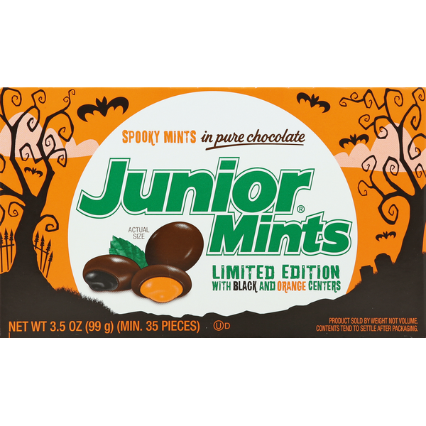 Candy & Chocolate Junior Mints Mints, In Pure Chocolate, Spooky hero