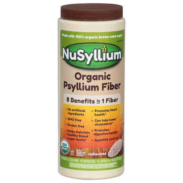 Digestion NuSyllium Psyllium Fiber, Organic, Unflavored hero