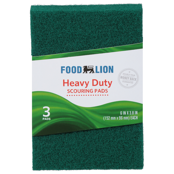 Cleaning Products Food Lion Scouring Pads, Heavy Duty hero