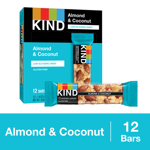 Energy & Granola Bars KIND Almond & Coconut Bars hero