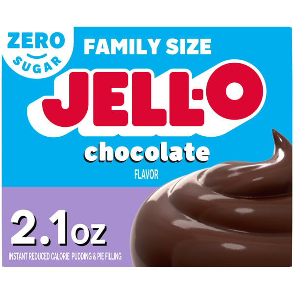 Baking & Supplies Jell-O Zero Sugar Chocolate Flavor Instant Pudding & Pie Filling hero