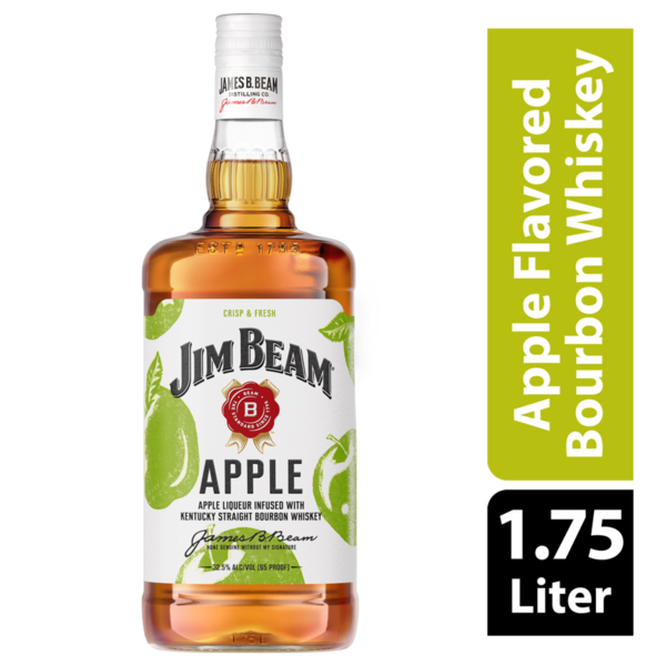 North American Whiskey Jim Beam Apple Kentucky Straight Bourbon Whiskey hero