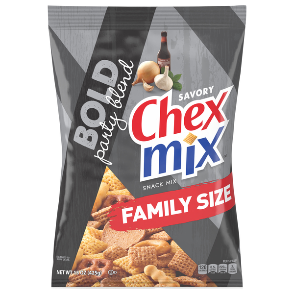 Trail Mix & Snack Mix Chex Mix Snack Mix, Bold Party Blend, Savory, Family Size hero