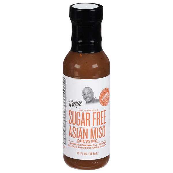 Instant Foods G Hughes Dressing, Sugar Free, Asian Miso hero