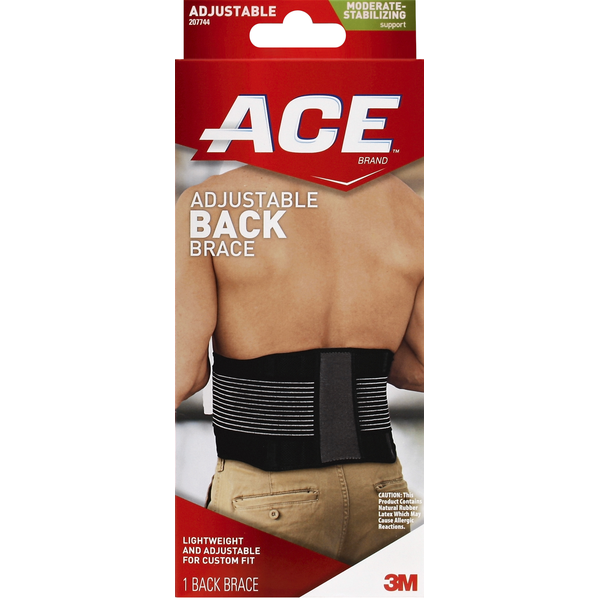 First Aid ACE Back Brace, Adjustable hero