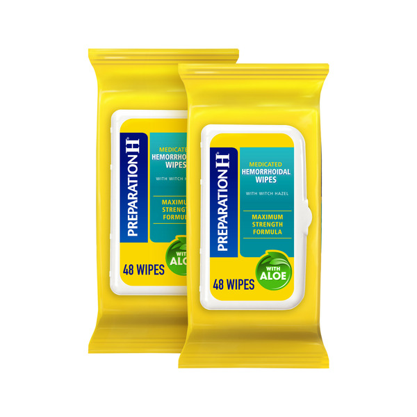 Preparation H Medicated Hemorrhoidal Wipes with Witch Hazel hero