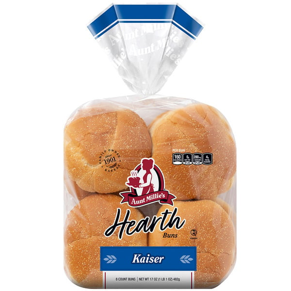 Buns & Rolls Aunt Millie's Hearth, Kaiser Buns hero