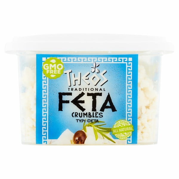 Specialty Cheeses Theos Traditional Feta Cheese Crumbles hero