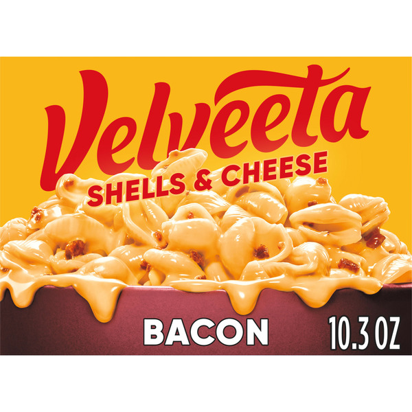 Instant Foods VELVEETA Shells & Cheese Mac & Cheese with Bacon Meal hero