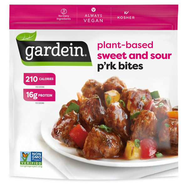 Frozen Vegan & Vegetarian Gardein Plant-Based Sweet and Sour P'rk Bites, Vegan Food, Frozen Food hero