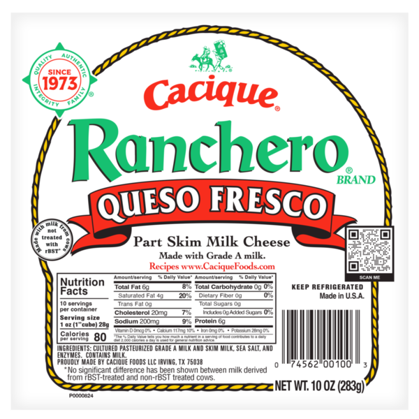 Packaged Cheese Cacique Queso Fresco hero