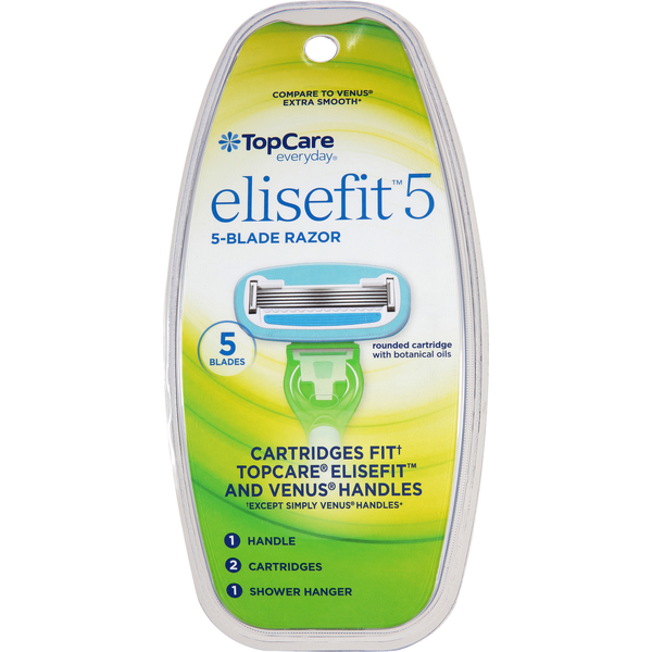 Shave Needs TopCare Razor, 5-Blades, Elisefit 5 hero