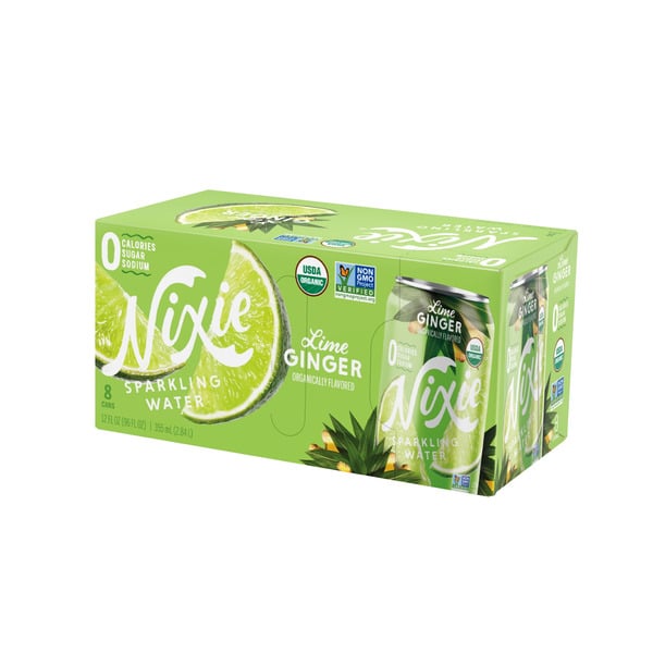 Water, Seltzer & Sparkling Water Nixie Sparkling Water Lime Ginger hero