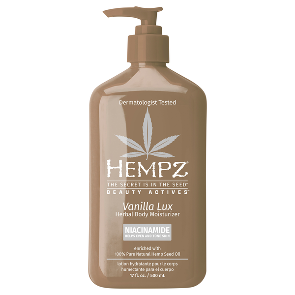 Hempz Body Moisturizer, Herbal, Vanilla Lux hero