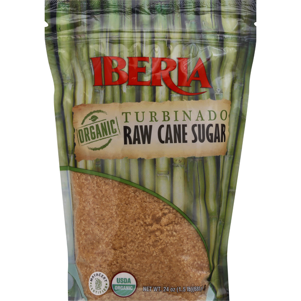 Baking Ingredients Iberia Cane Sugar, Organic, Turbinado, Raw hero