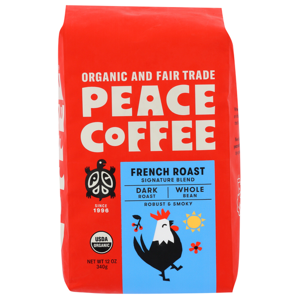 Coffee Peace Coffee French Roast Organic Whole Bean Coffee hero