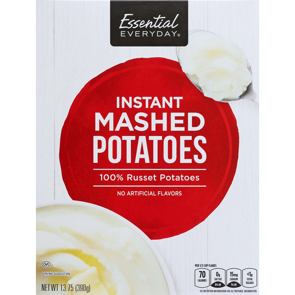 Instant Foods Essential Everyday Mashed Potatoes, Instant hero