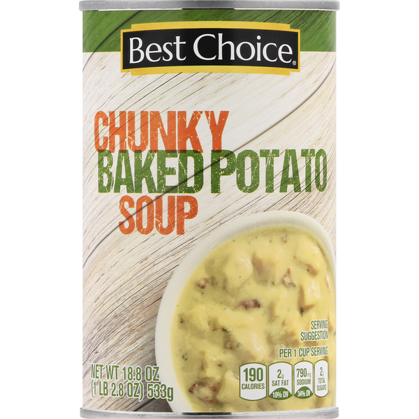 Soup, Broth & Bouillon Best Choice Soup, Baked Potato, Chunky hero