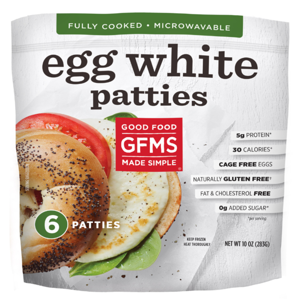 Eggs Good Food Made Simple Egg White Patties hero