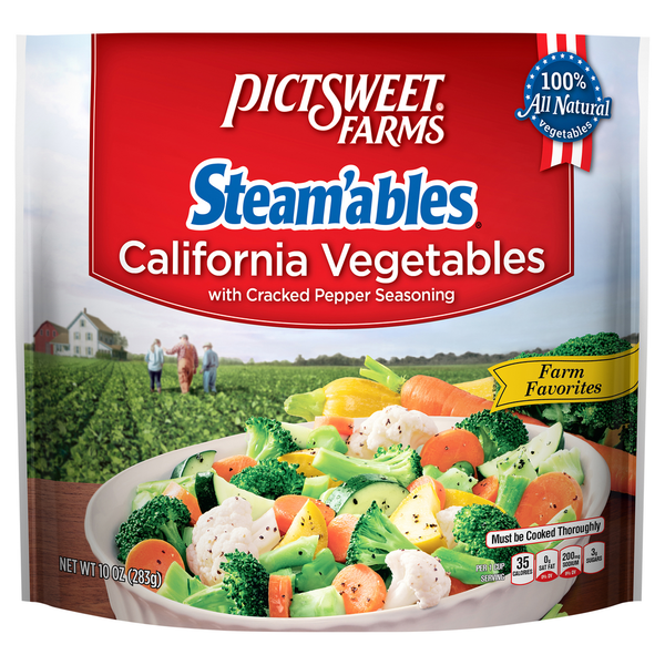 Frozen Produce Pictsweet Farms California Vegetables hero