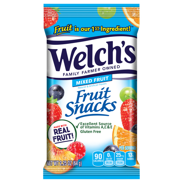 Fruit & Vegetable Snacks Welch's Fruit Snacks, Mixed Fruit hero