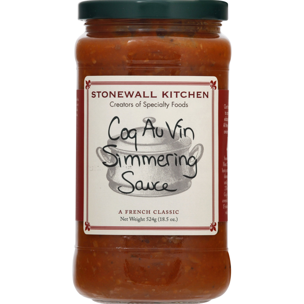 Marinades & Meat Preparation Stonewall Kitchen Simmering Sauce, Coq Au Vin hero