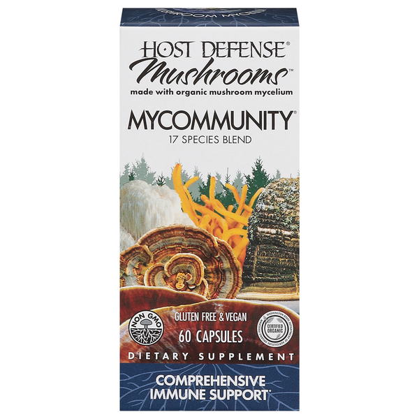 Cold, Flu & Allergy Host Defense Mushrooms, Capsules hero