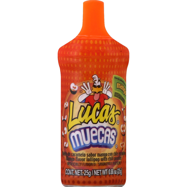 Latino Foods Lucas Lollipop, Mango Flavor, with Chili Powder hero