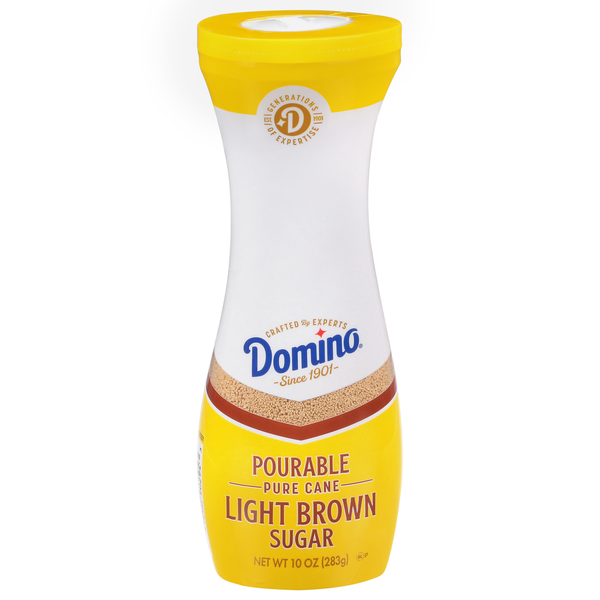 Baking Ingredients Domino Pourable Pure Cane Light Brown Sugar hero