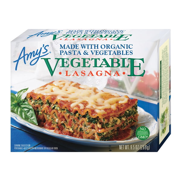 Frozen Meals Amy's Kitchen Vegetable Lasagna hero