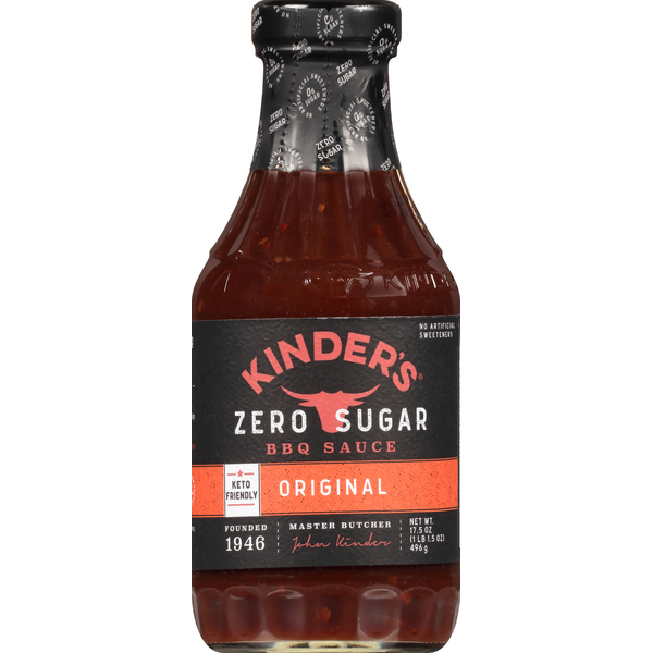 Condiments Kinder's BBQ Sauce, Zero Sugar, Original hero