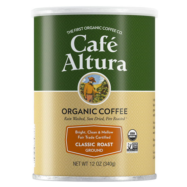 Coffee Cafe Altura Organic Coffee Fair Trade Classic Roast hero