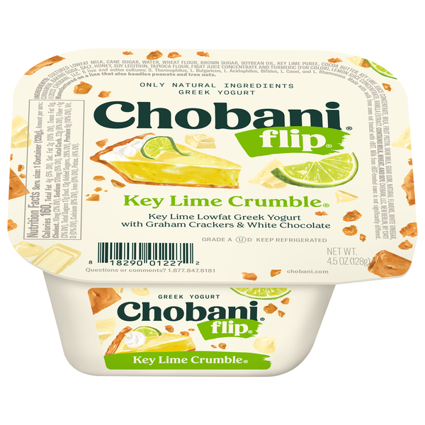 Yogurt Chobani Yogurt, Greek, Key Lime Crumble hero