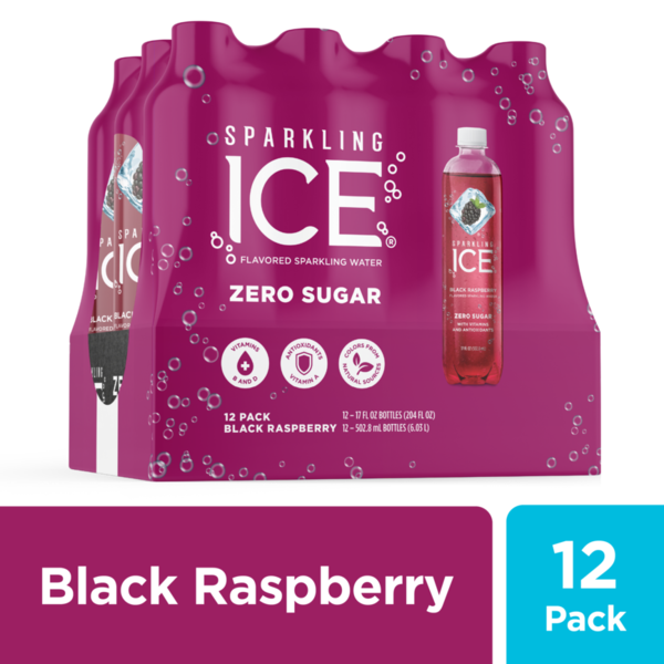 Water, Seltzer & Sparkling Water Sparkling Ice Black Raspberry Sparkling Water hero