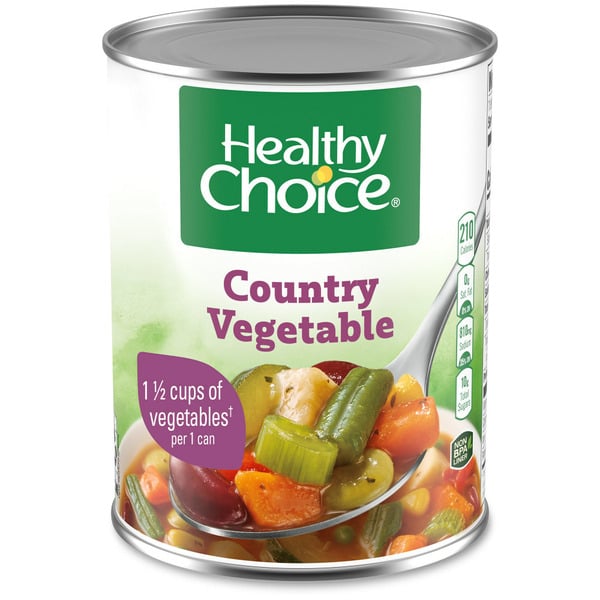 Soup, Broth & Bouillon Healthy Choice Country Vegetable Canned Soup hero