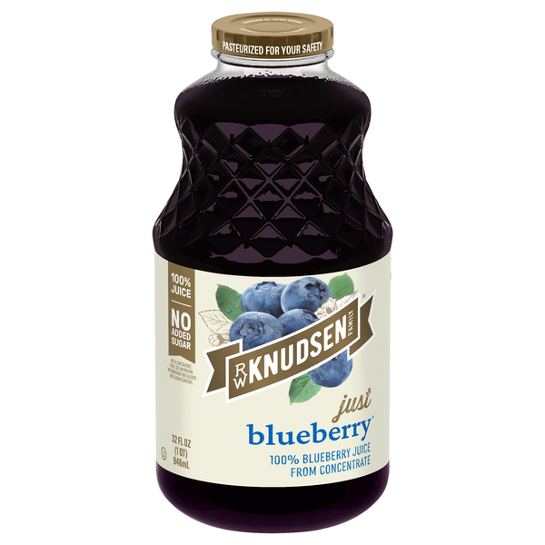 Juice & Nectars R.W. Knudsen Family Just Blueberry Juice, 100% Juice hero