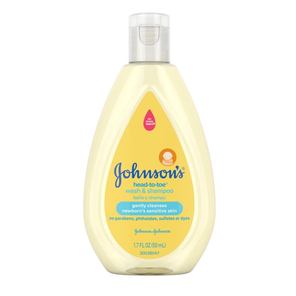 Toiletries Johnson's Head-To-Toe Tearless Gentle Baby Wash & Shampoo hero