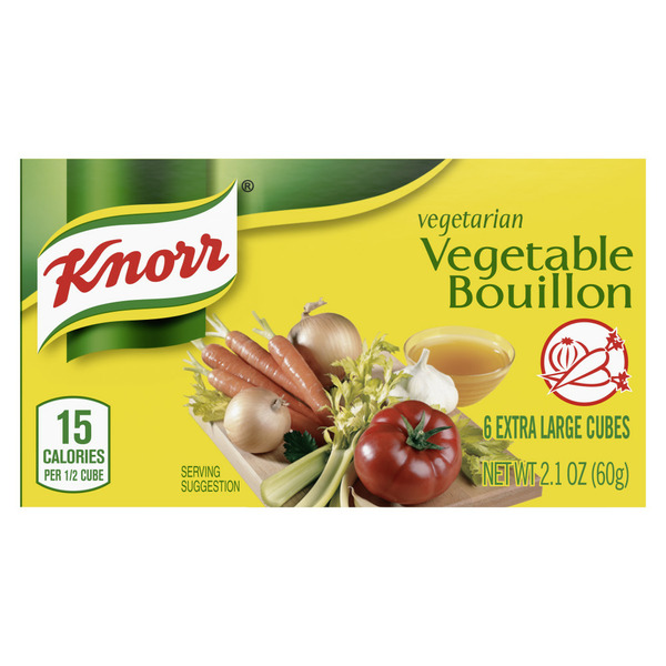 Soup, Broth & Bouillon Knorr Bouillon Cubes Vegetable hero