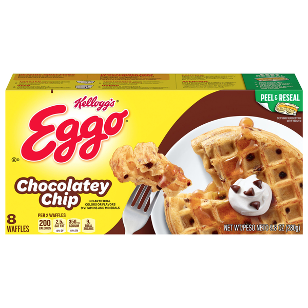 Kellogg’s Eggo Waffles, Chocolatey Chip hero