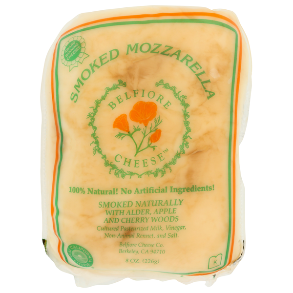 Packaged Cheese Belfiore Cheese Smoked Mozzarella In Pouch hero