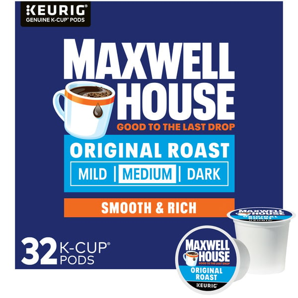 Coffee Maxwell House Original Roast Medium Roast Keurig K-Cup® Coffee Pods hero