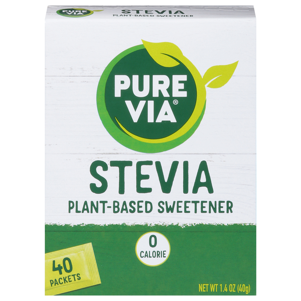 Baking Ingredients Pure Via Stevia Zero Calorie Sweetener hero