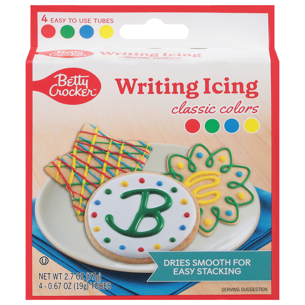 Baking Supplies & Decor Betty Crocker Writing Icing, Classic Colors hero